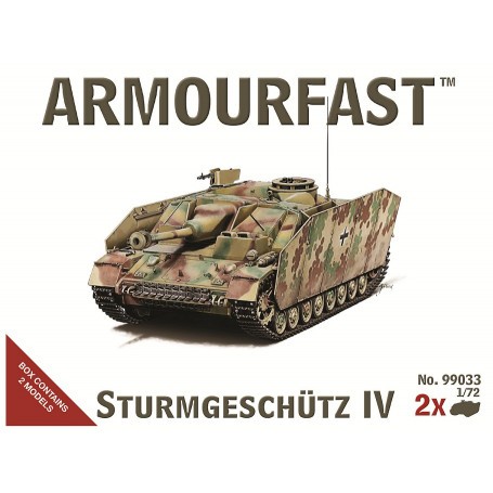 Kit Modello StuG / Sturmgeschutze IV, 2 kit in una scatola