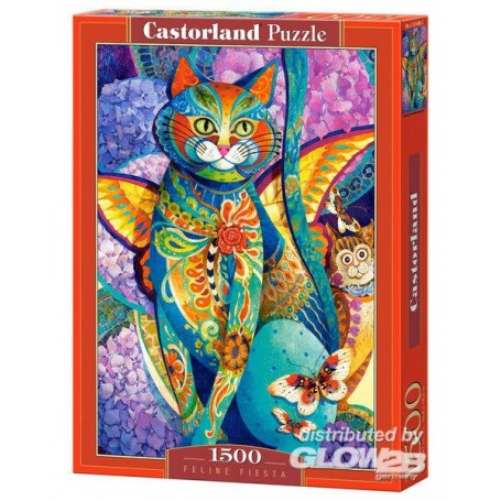 Puzzle Feline Fiesta, puzzle 1500 pezzi