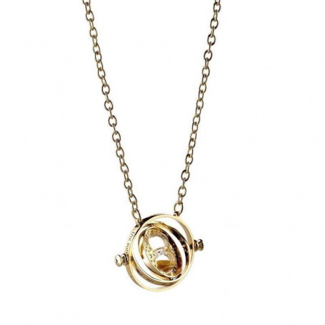  Harry Potter Pendant & Necklace Spinning Time Turner (gold plated)