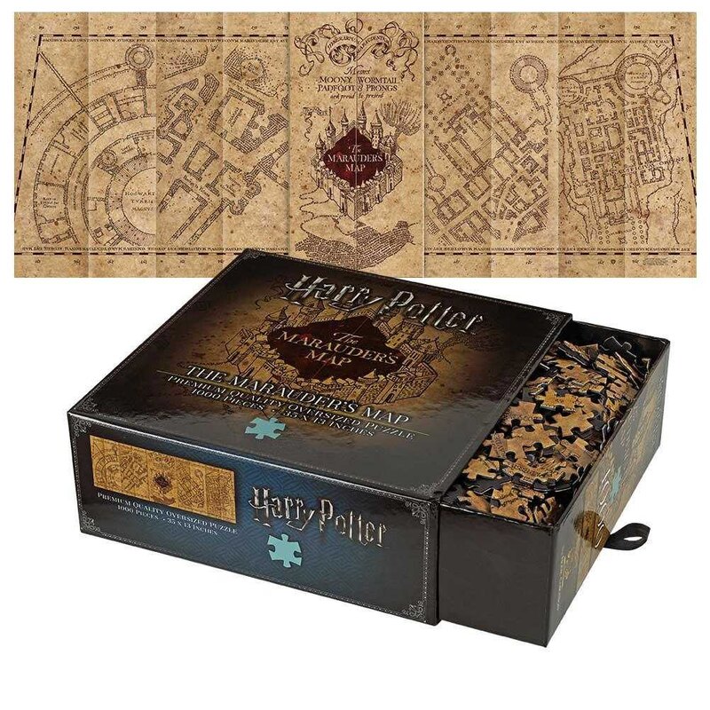  Harry Potter Jigsaw Puzzle The Marauder's Map Cover