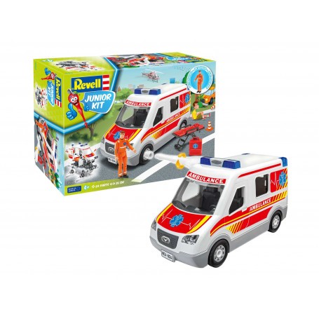 Kit modello Ambulanza con figurina