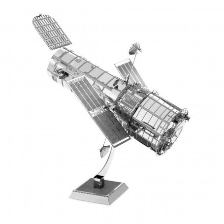  MetalEarth Altro: TELESCOPE SPAZIALE HUBBLE 7.62x5.08x6.35cm, modello metallo 3D con 1 foglio, su carta 12x17cm, 14+