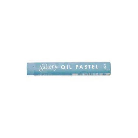  Pastelli a olio Gallery Premium, spess. 11 mm, L: 7 cm, blu turchese (223), 6pz