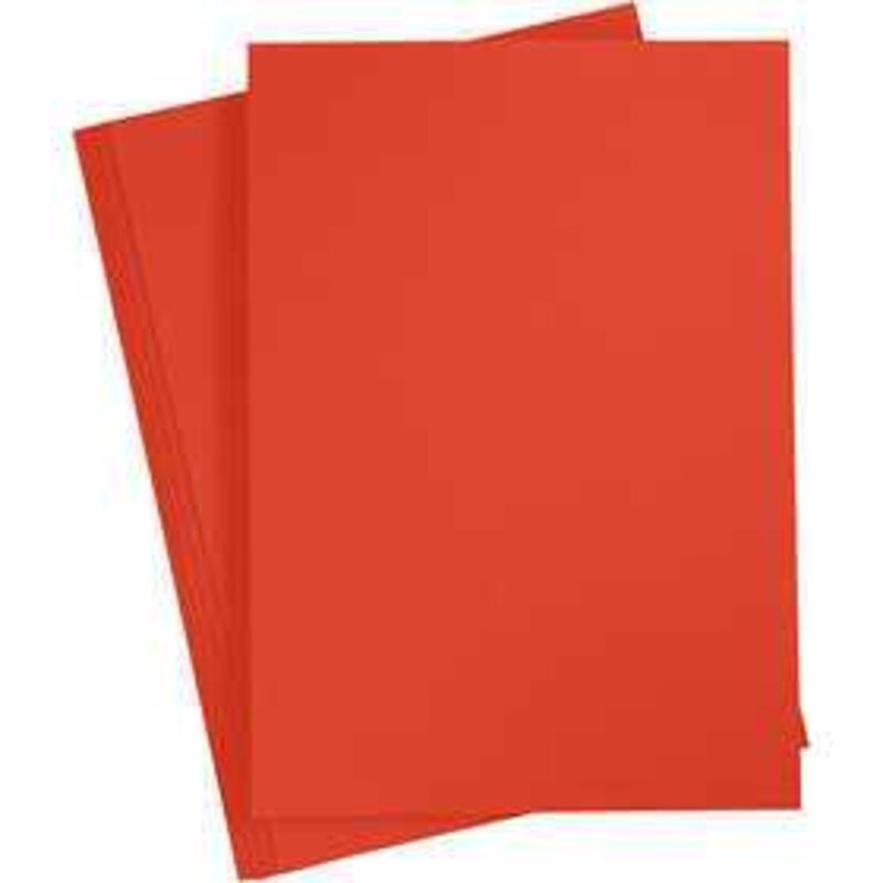Paper concept Cartoncino colorato, A4 210x297 mm, 180 g, rosso
