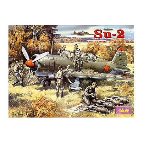 Kit modello Sukhoi Su-2 WWII Soviet Light Bomber