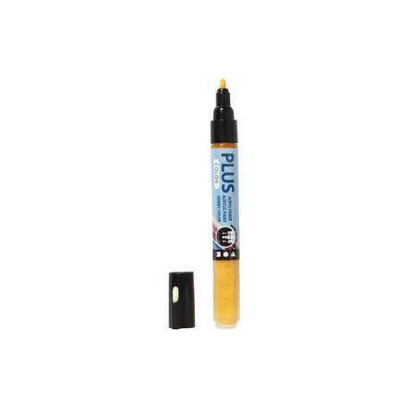 Matite e pennarelli vari Plus Color Marker , ampiezza tratto: 1-2 mm, L: 14,5 cm, giallo sole, 1pz