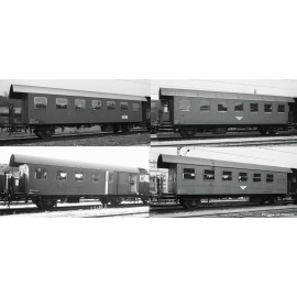 Set di 4 pezzi: carro a coste, ÖBB