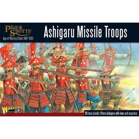 Giochi di action figure: estensioni e scatole di figure Ashigaru Missile Troops