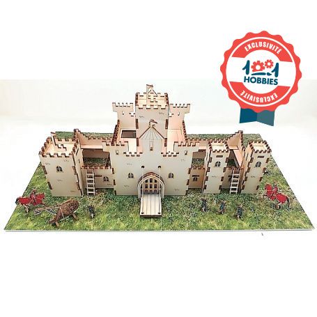 Modello architettura Modello di castello medievale 1/72