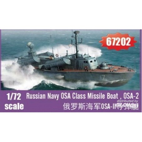 Kit modello Barca missilistica classe OSA della Marina russa, OSA-2