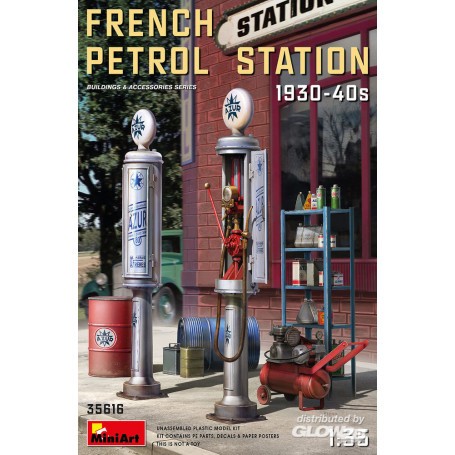  Stazione di servizio francese 1930-40S
