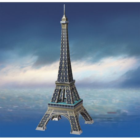Modello di cartone Torre Eiffel per i bambini
