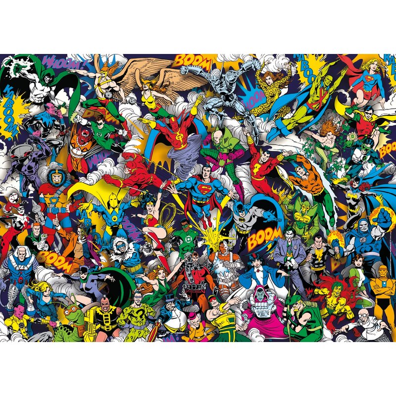 Puzzle Clementoni Puzzle Impossible 1000 pezzi - DC Comics