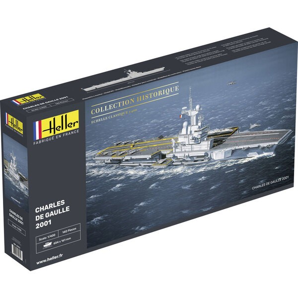 Kit modello 1:400 Charles De Gaulle aircraf carrier