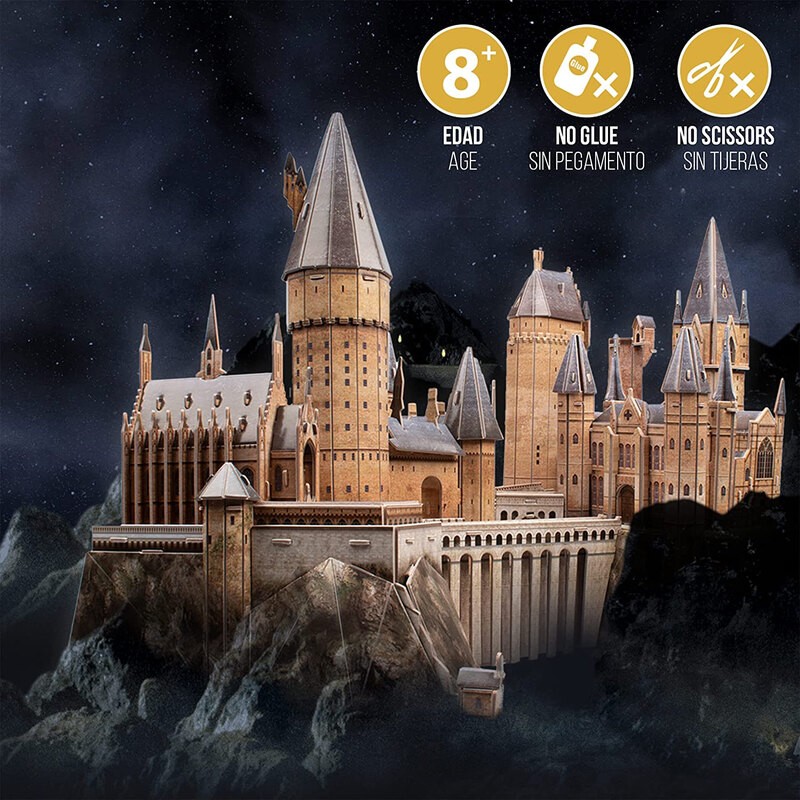 CUFU00302 Puzzle 3D Harry Potter Castello di Hogwarts (197 pezzi)