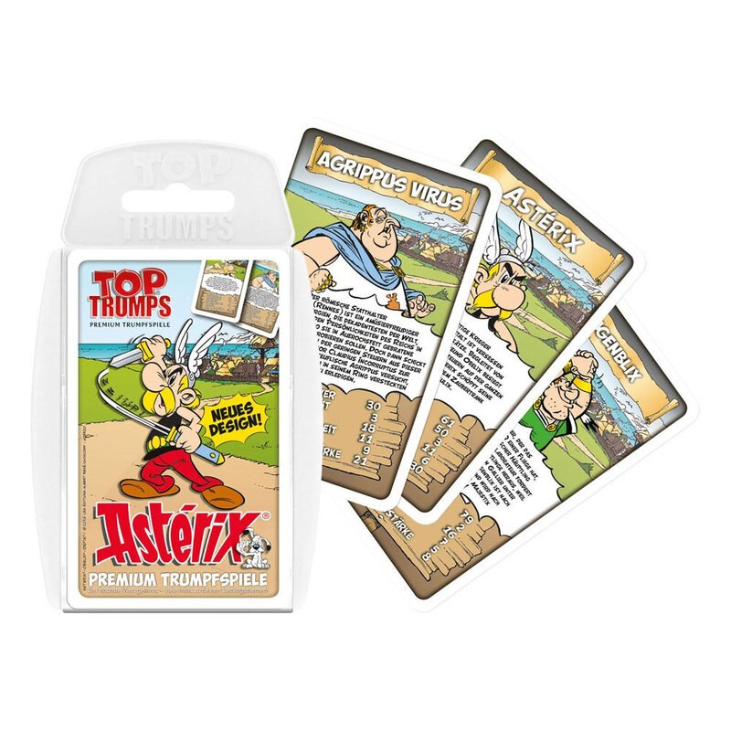 Carte da gioco Gioco di carte Asterix Top Trumps Quiz * TEDESCO *
