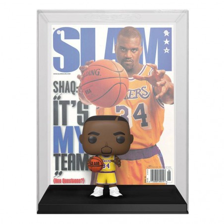 Figurina Copertina dell'NBA POP! Pallacanestro Figura in vinile Shaquille O'Neal (SLAM Magazine) 9 cm