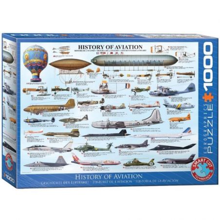  Eurographics Puzzle da 1000 pezzi Storia dell'aviazione