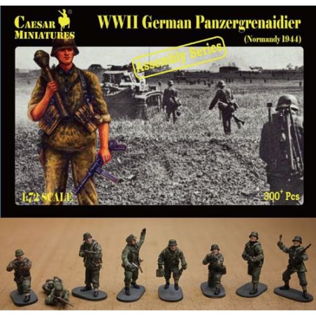 Figurini Panzergrenadier tedesco (Normandia 1944) (Seconda guerra mondiale)