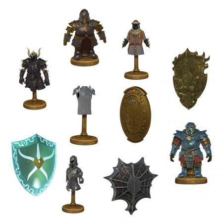Giochi di ruolo: figurini Icone di D&D dei reami Miniature preverniciate Gettoni armatura magica