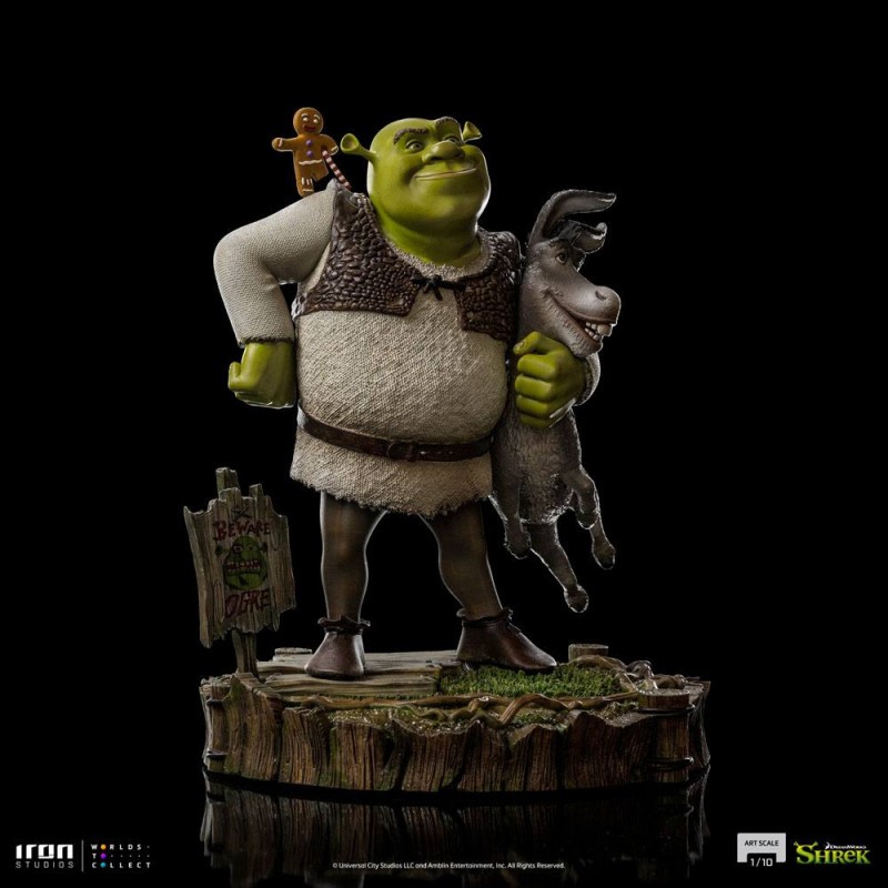 Iron studios Statuetta Shrek 1/10 Deluxe Art Scale Shrek, Donke