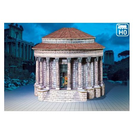 Modello di cartone Il Tempio di Vesta a Roma