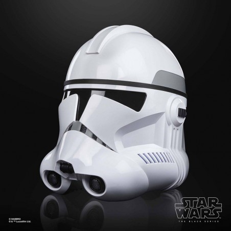 Action figure Casco elettronico Star Wars: The Clone Wars Black Series Phase II Clone Trooper