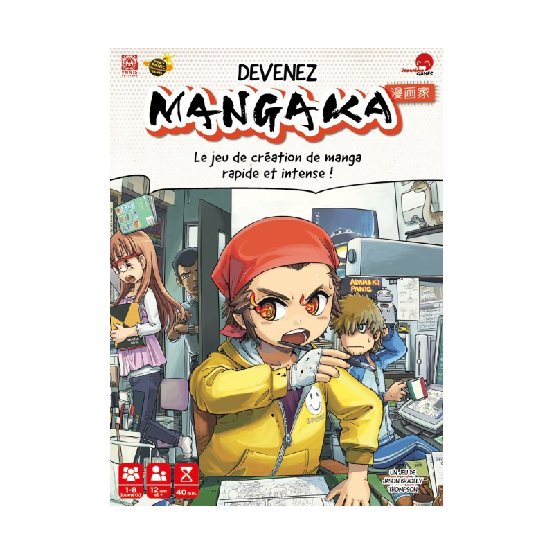 Gioco da tavolo DIVENTA MANGAKA - Il primo gioco di creazione manga!