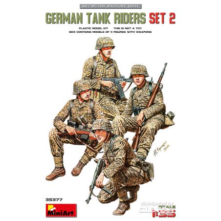 Kit Modello Cavalieri di carri armati tedeschi Set 2
