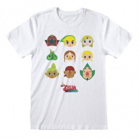  Legend of Zelda T-Shirt Wind Waker Faces
