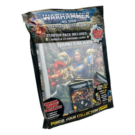  Warhammer 40,000 Dark Galaxy Trading Cards Starter Pack *INGLESE*