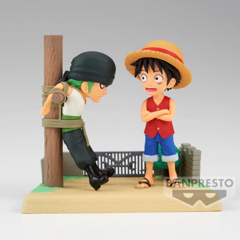 Figurina Banpresto ONE PIECE - Luffy & Zoro - Figure WCF-Log Stories