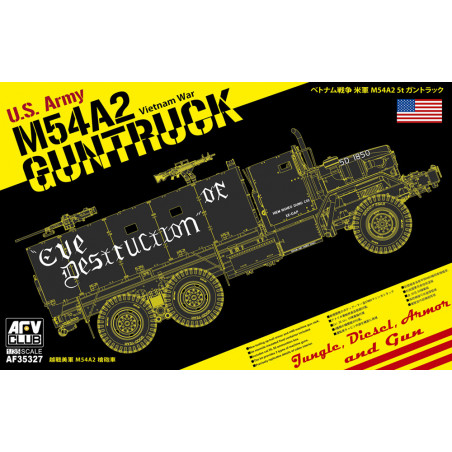 Kit Modello US M54A2 5-ton Gun TruckTruck, Cargo, 5 Ton, 6x6