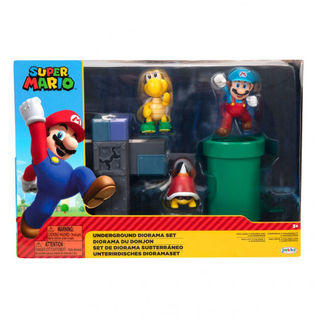 Action figure World of Nintendo Super Mario Underground Diorama