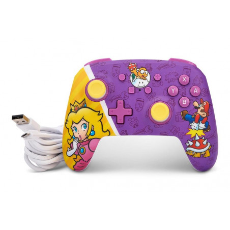  Wired Controller Princess Peach Battle - Nintendo Switch