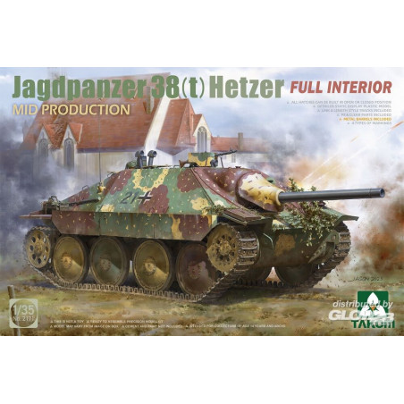 Kit Modello Jagdpanzer 38(t) Hetzer MID PRODUCTION w/FULL INTERIOR