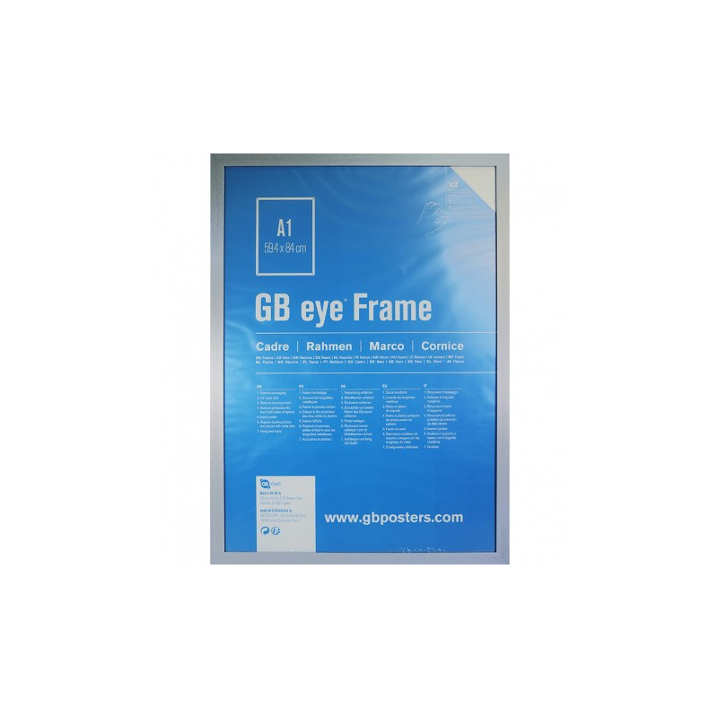 Gb eye GBEYE - Silver MDF frame - A1 - 59.4 x 84.1 cm 
