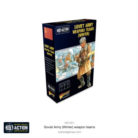 Giochi di action figure: estensioni e scatole di figure Soviet Army (Winter) Weapons Teams