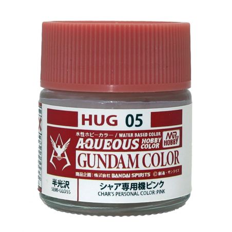 Vernice HUG-005 - Aqueous Gundam Color (10ml) PINK FOR CHAR AZNABLE