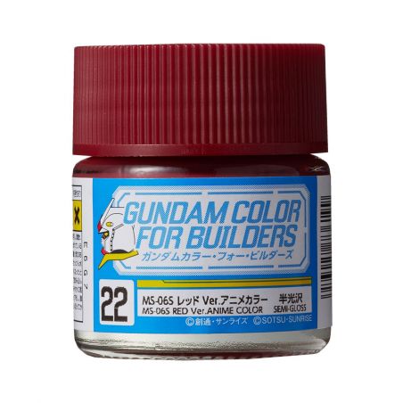 Vernice UG-022 - Gundam Color For Builders (10ml) MS-06S RED Ver.