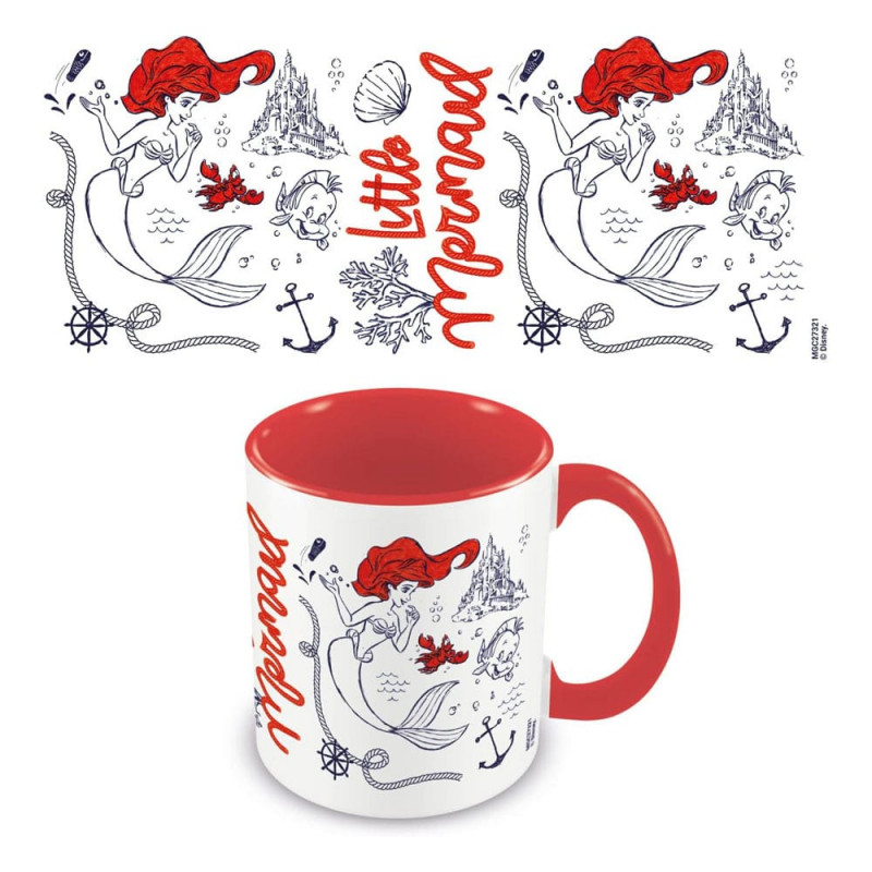 Calici e tazze Disney- Disney mug Little Mermaid Red nel