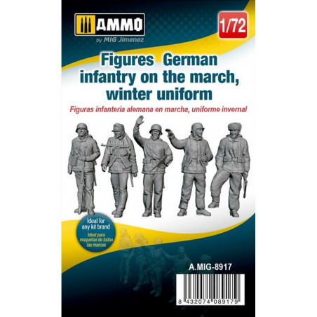 Figurini FIGURES GERMAN INFANTRY ON THE MARCH WINTER