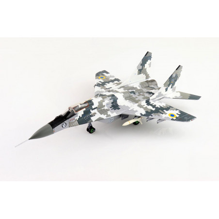 Miniatura MIG-29 9-13 “Ghost of Kyiv” bort 19, Ukrainian Air Force (with extra 2 x AGM-88 missiles)