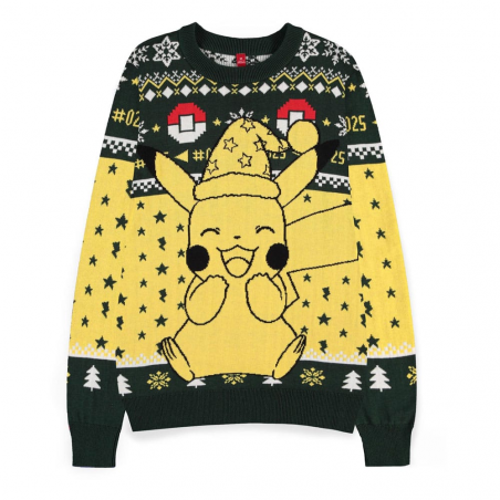 Pokemon Sweatshirt Christmas Jumper Pikachu 