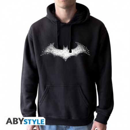 DC COMICS - Sweatshirt - "Batman Logo" men without black zip 