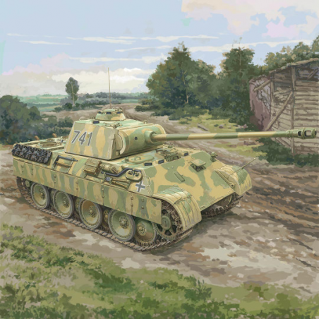 Plastic tank model Sd.Kfz.171 PzKfw Ausf A 1:48