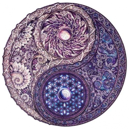 Puzzle in Legno – Mandala Opposti Primordiali – Taglia XL (700 pz)
