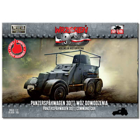 PANZERSPÄHWAGEN 30(T) command carAttention!!! The booklet is in Polish and English.