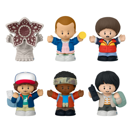 Figurina  Stranger Things pack 6 Fisher-Price Little People Collector Castle Byers minifigures 7 cm
