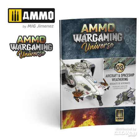  AMMO WARGAMING UNIVERSE Book 08 - Aircraft and Spaceship Weathering (English, Castellano, Polski)